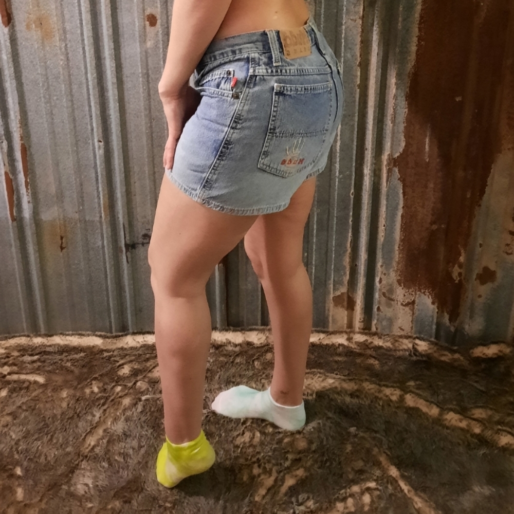 VINTAGE High Waisted Mudd Shorts